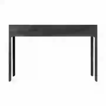 Industrial Style 2 Drawer Raw Metal Finish Desk